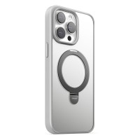  Maciņš Joyroom JR-BP004 Magnetic Protective Phone Maciņš With Holder Apple iPhone 15 gray 